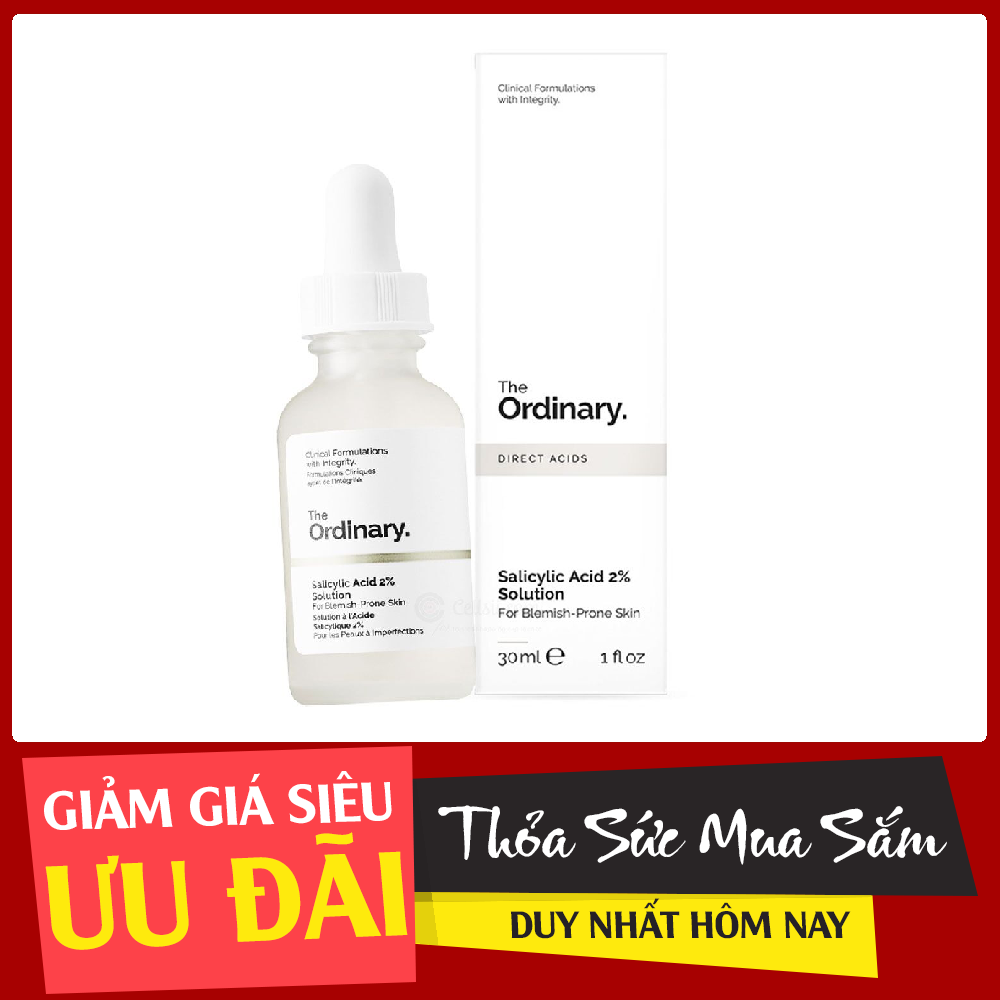 Serum Cải Thiện Thâm Mụn  The Ordinary Salicylic Acid 2% Solution