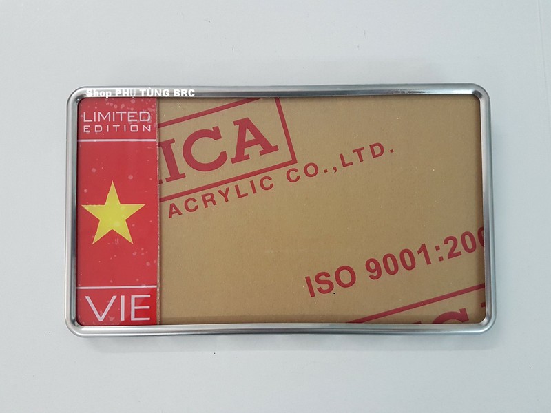 Biển số INOX loại dài
