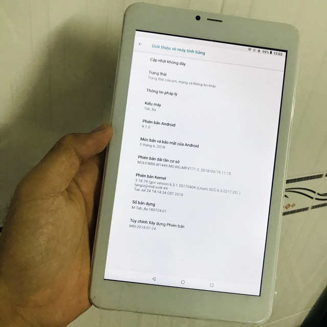 Máy Tính Bảng Mobell Tab 8A (cũ)