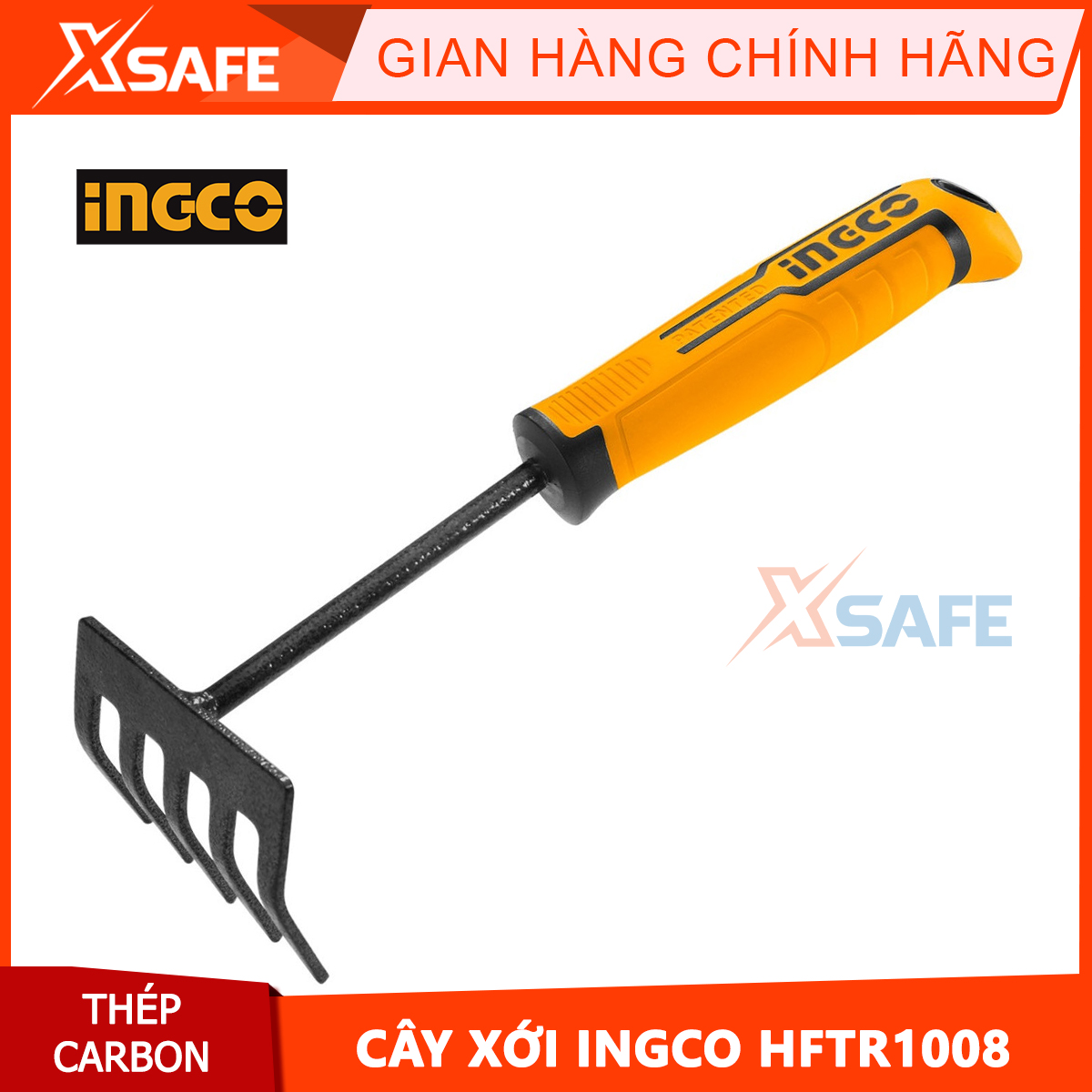 Set gardening tools ingco tooling spadework fruit dig soil rake spadework gardening travel plug camp shovel digging hoe soil soil [genuine] [xsafe]