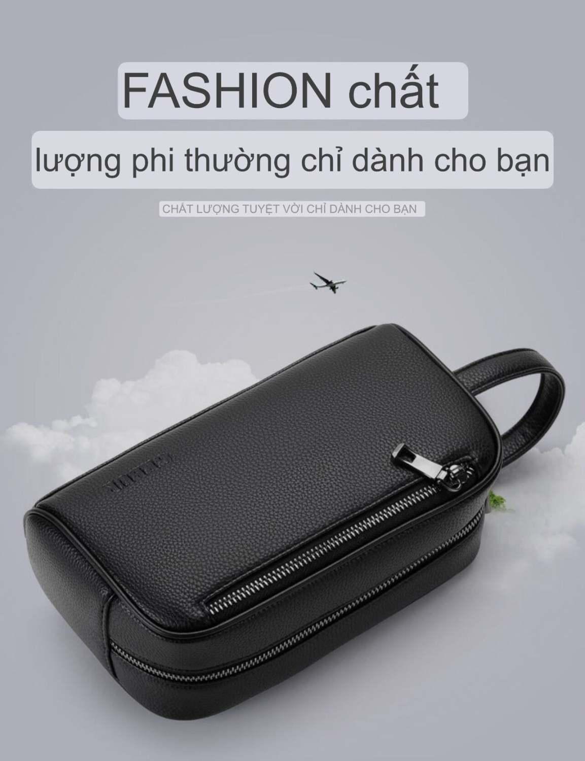 VÍ CẦM TAY NAM DA CAO CẤP F869