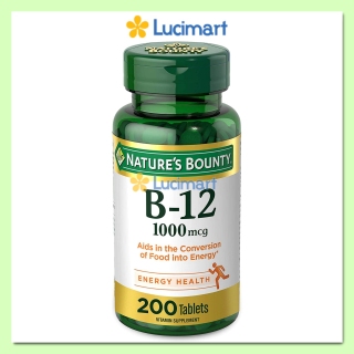 HCMViên uống Vitamin B-12 Nature s Bounty 1000mcg hũ 200 viên USA thumbnail