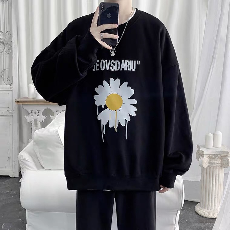 Áo sweater nỉ unisex in nam nữ đêu mặc được có kèm clip thật