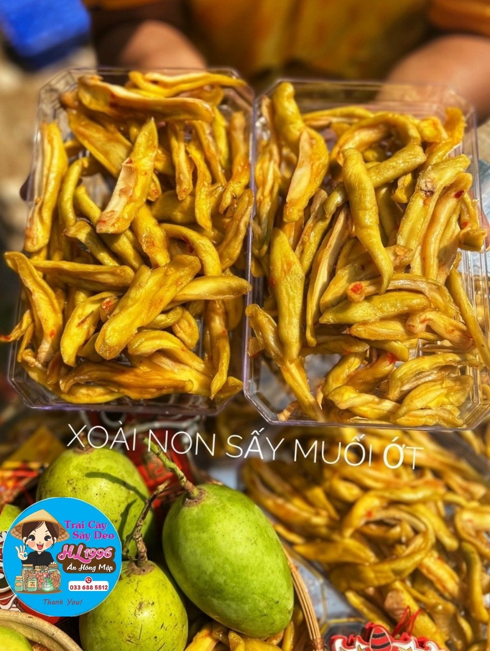 Xoài non sấy dẻo ô mai muối ớt