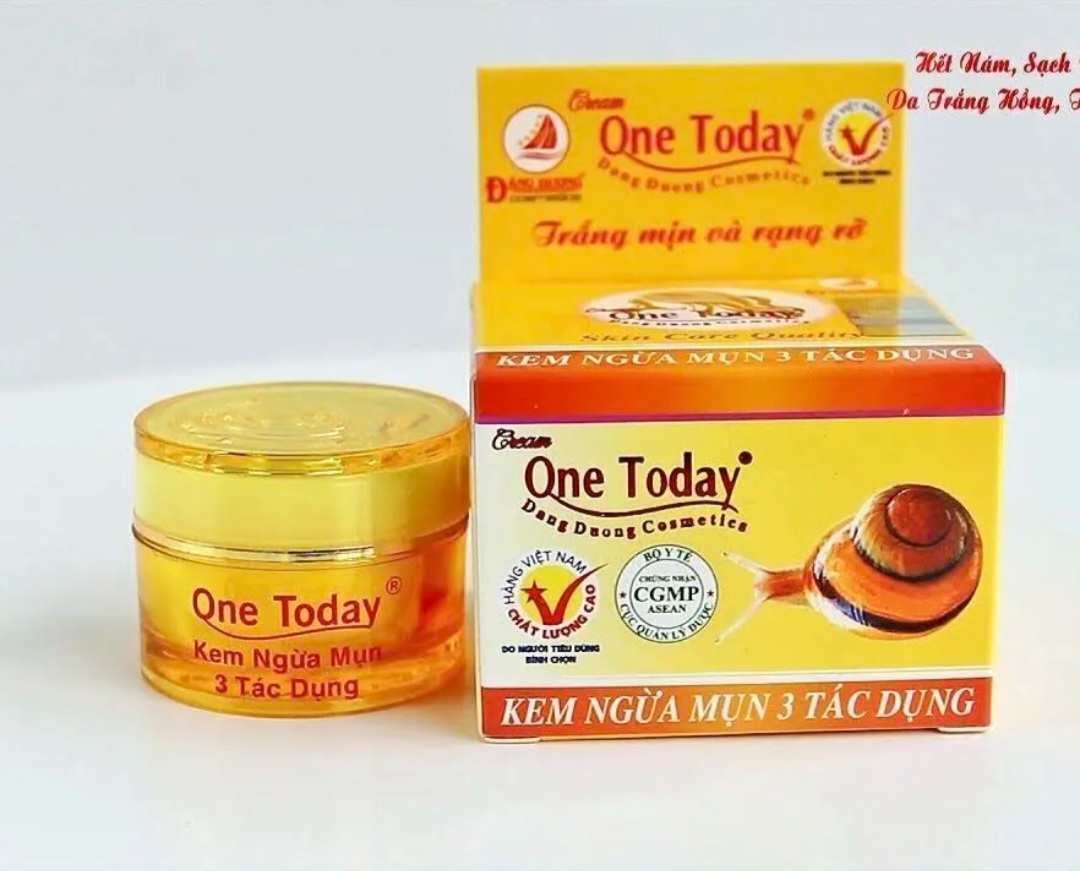 KEM NGỪA MỤN 3 TÁC DỤNG ONE TODAY 8gr ( mua 5 tặng 1)