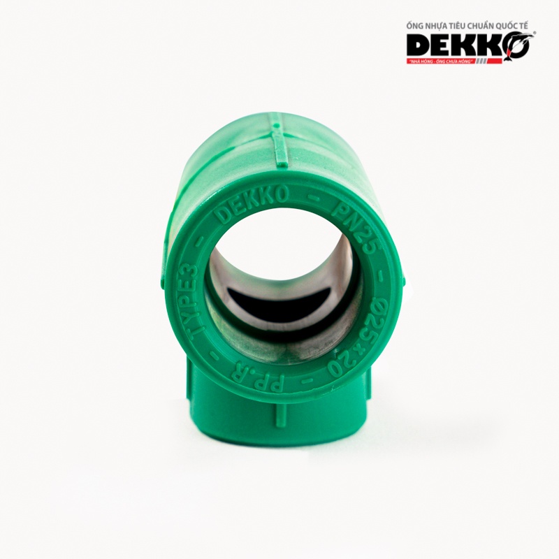 Tê thu PPR Dekko phi 50 xuống 20, 25, 32, 40