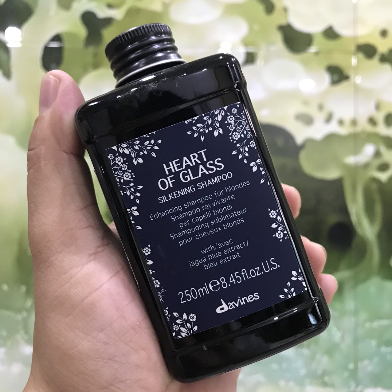 Dầu gội cho tóc tẩy sáng màu Davines Heart of Glass Rich 250ml
