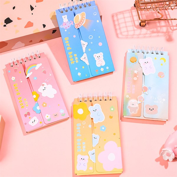 Sổ học từ vựng tiếng anh, hàn, nhật nhiều hình