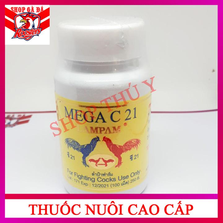 Mega C21 Hộp 100 Viên Nuôi Gà Chế Độ Đá