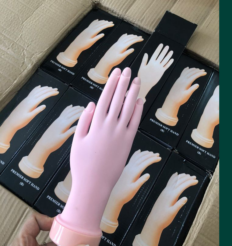 BÀN TAY SILICON HỌC NAIL shop hnnail