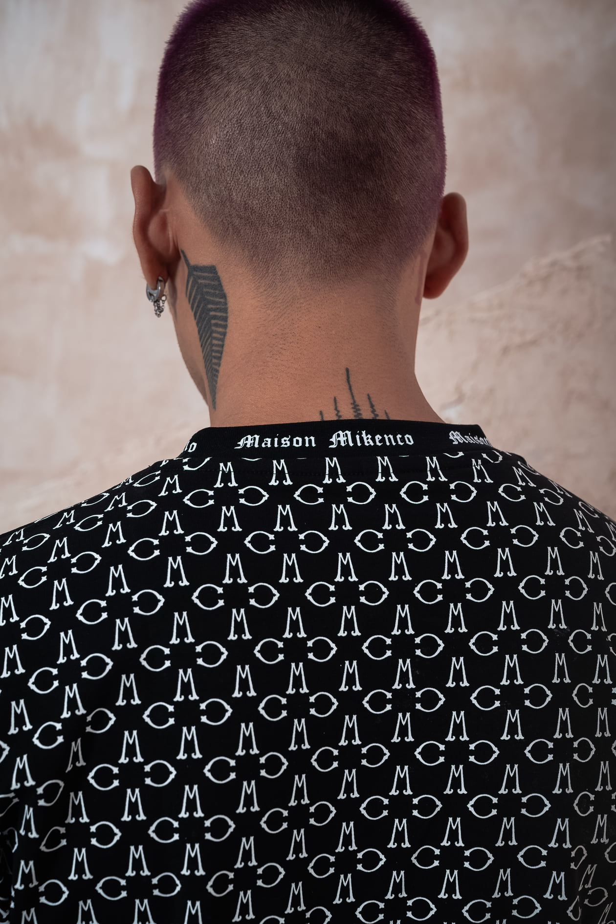 Áo phông nam MIKENCO Monogram tshirt