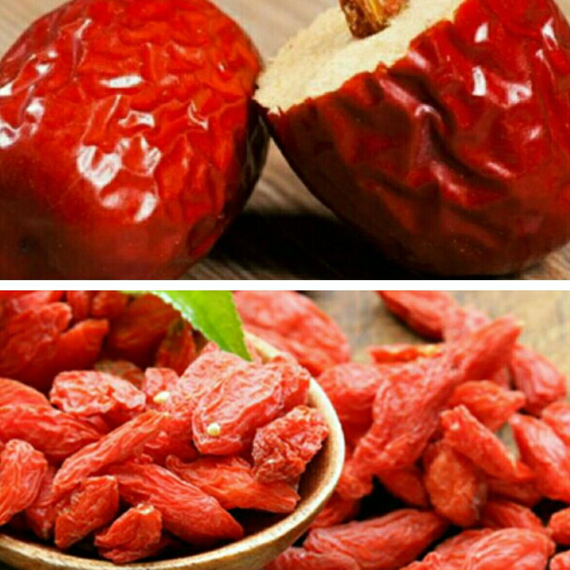 combo 1kg gồm táo đỏ và kỷ tử