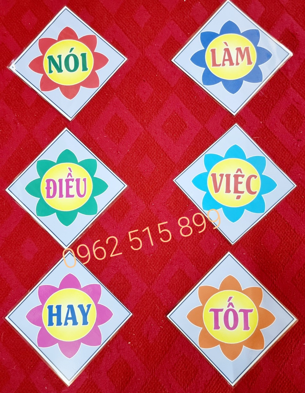 (Đồ dùng dạy học MCH) Khẩu hiệu trang trí lớp học .