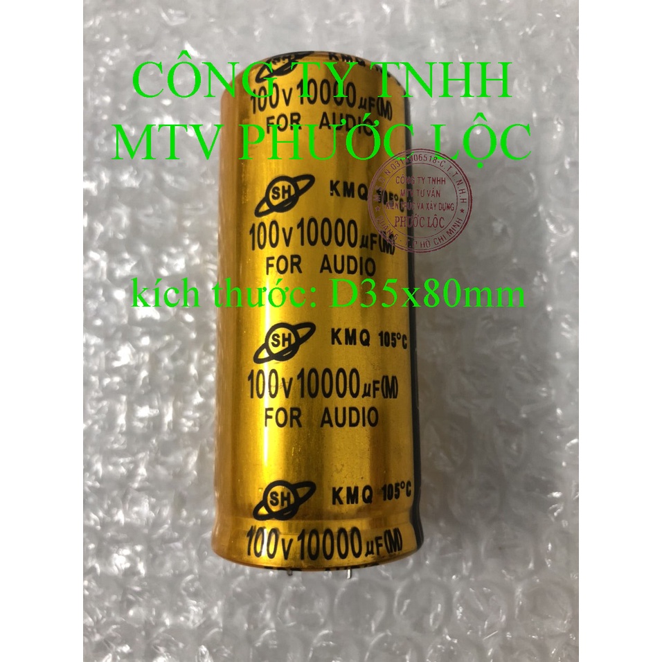 TỤ NGUỒN CHO AMPLY 100V-10000UF