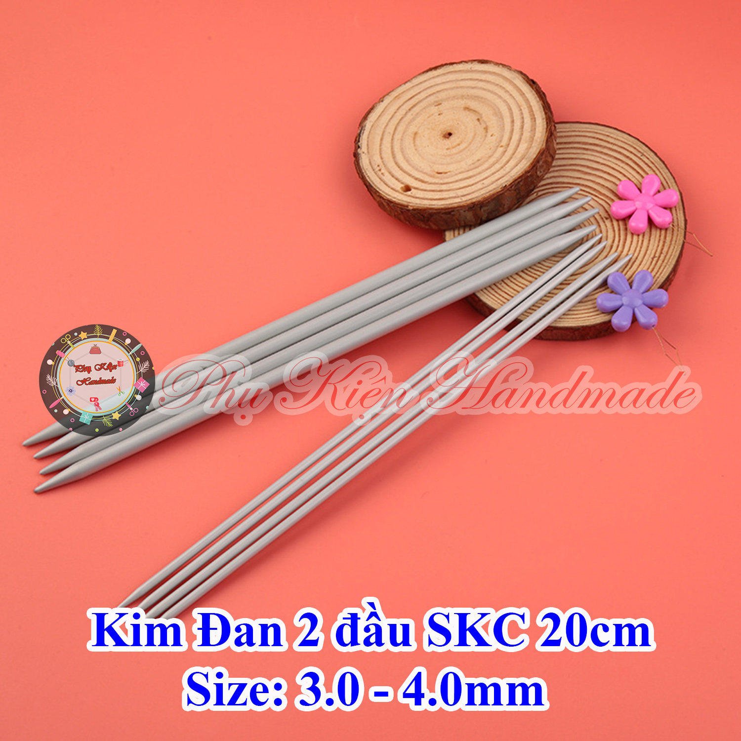 Knitting Needles with 2 Ends, Skc 20cm