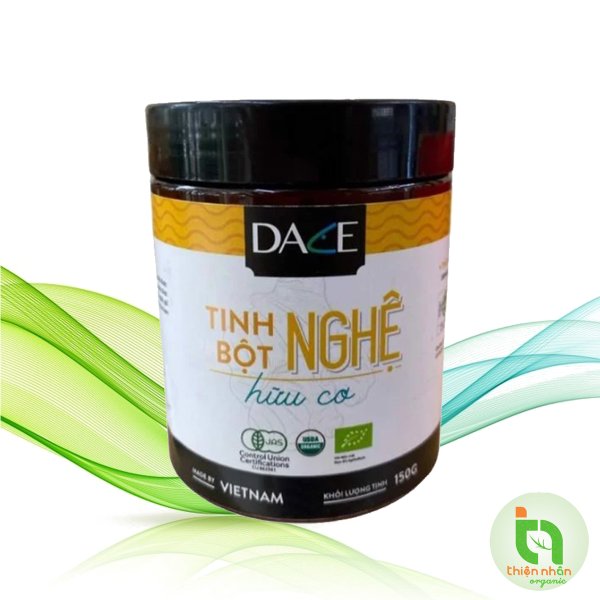 Tinh bột nghệ hữu cơ Dace 150g