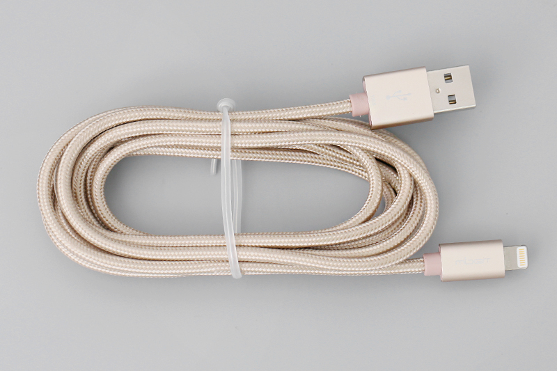 [HCM]Cáp Lightning MFI 2 m Mbest DS28-WB Gold