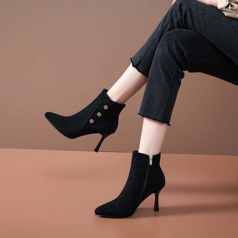 Giày boot nữ phong cách Hàn Quốc B177