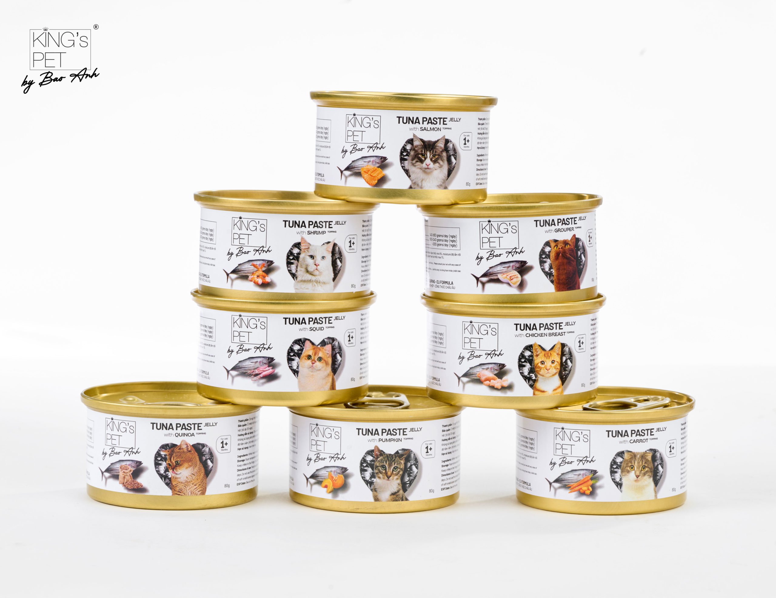 Pate king pet lon 80g cá ngừ jelly - pate king's pet by bao anh