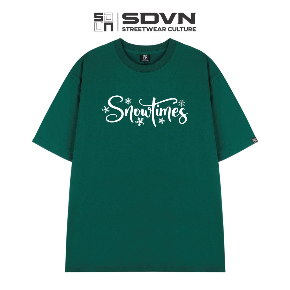 Áo Thun Unisex Form rộng - Brand Chính Hãng SDVN - SNOWTIMES