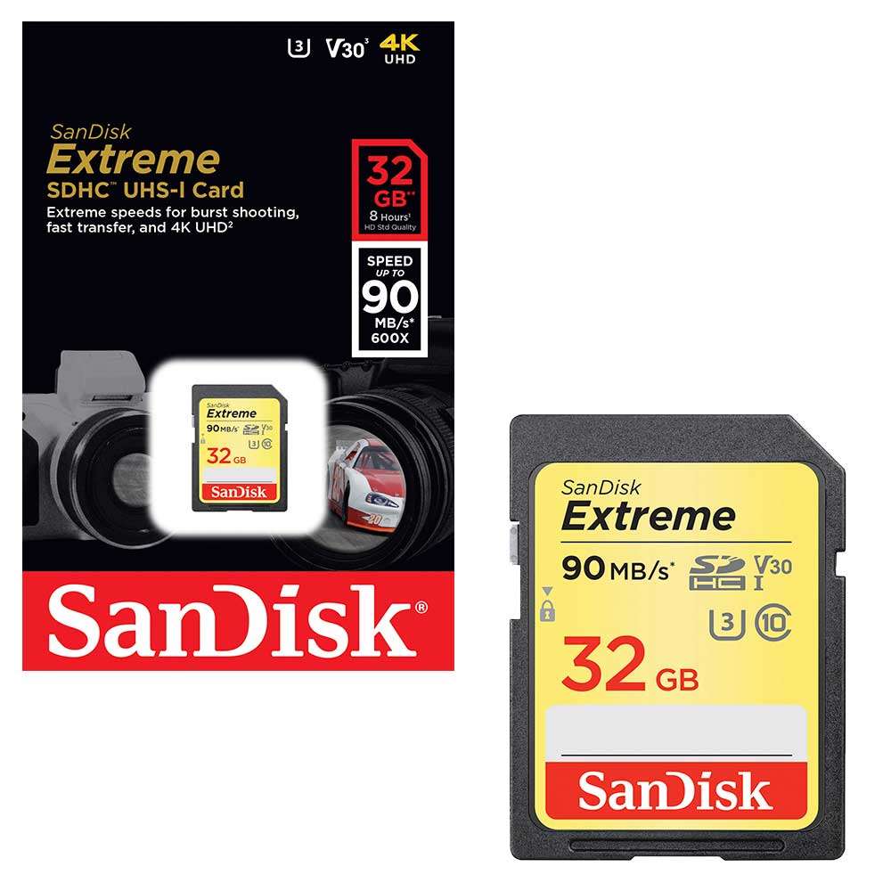 Thẻ Nhớ SDHC SanDisk Extreme 32GB 100MB/s