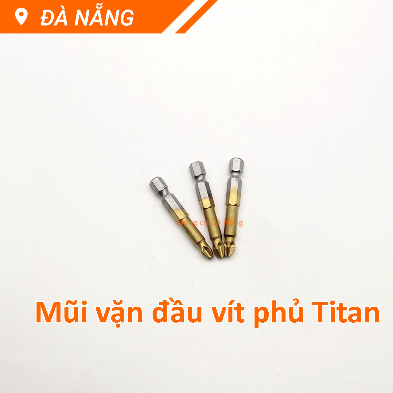 Mũi vặn vít phủ titan chuôi lục
