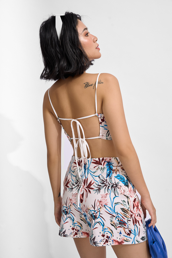 [NHẬP MÃ NOVFALAZSOCIAL02 GIẢM 40K ĐƠN 199K  ]  Quần short Maybi ticker in họa tiết