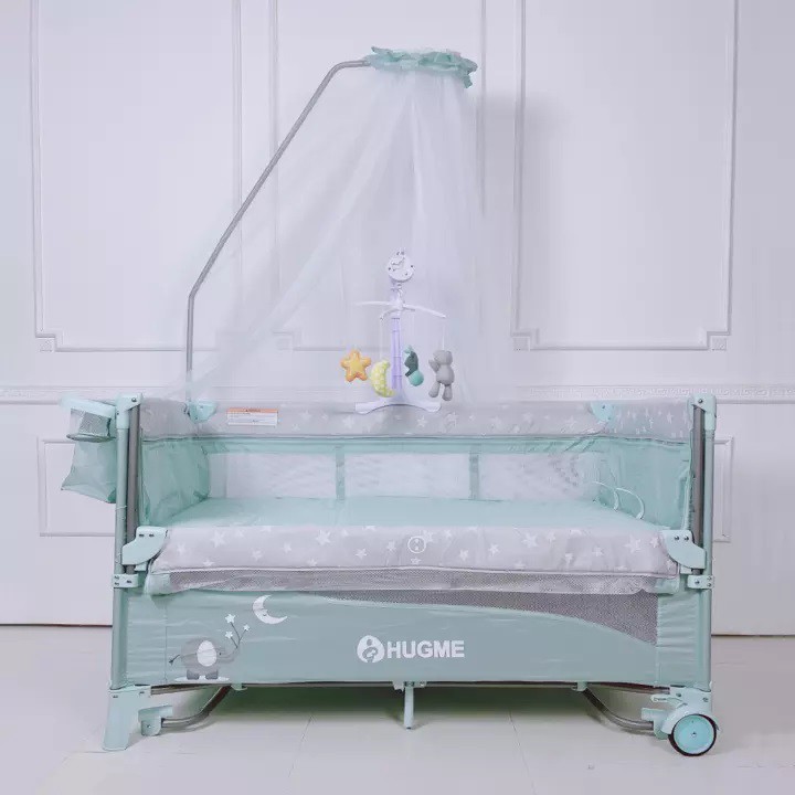 [HCM][Giá hủy diệt] [Ảnh thật] NÔI CŨI GẤP GỌN ĐA NĂNG CHO BÉ UMOO - HUGME