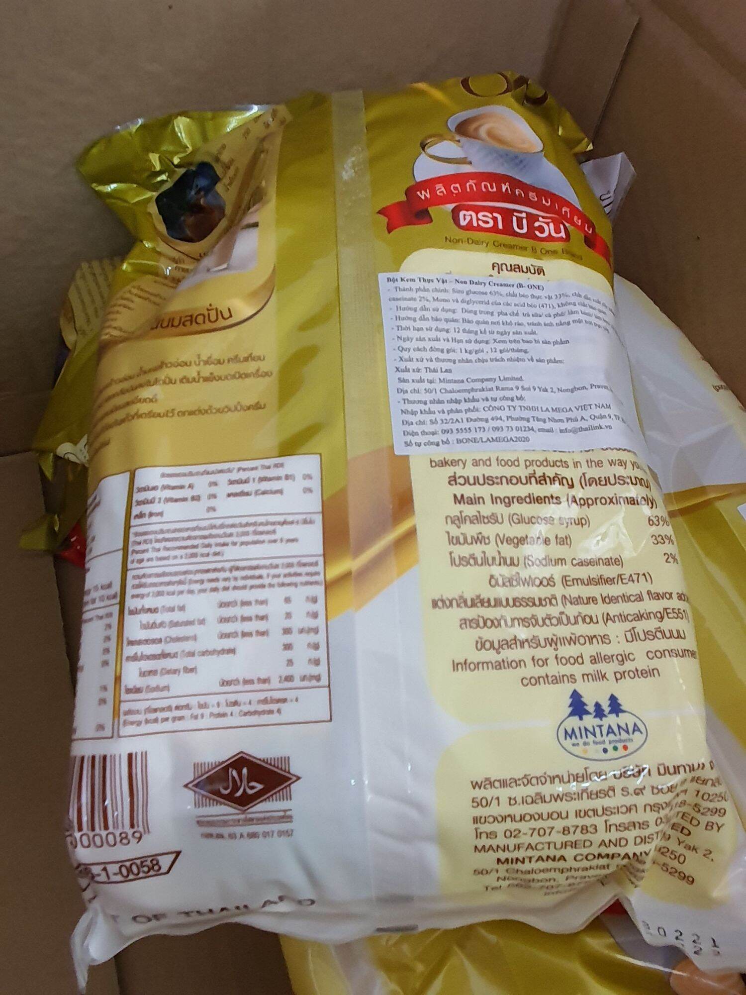 Bột Béo B.One Thái Lan 1Kg