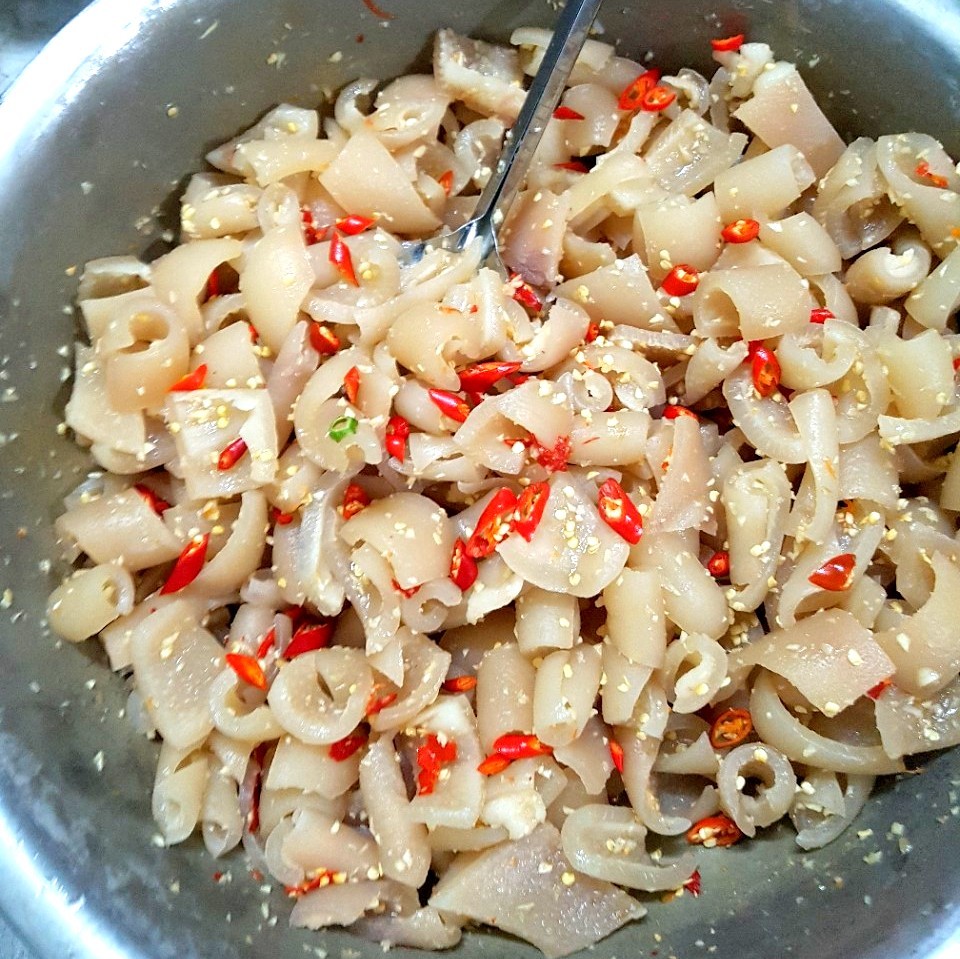 200g Da heo cháy tỏi Loại Ngon