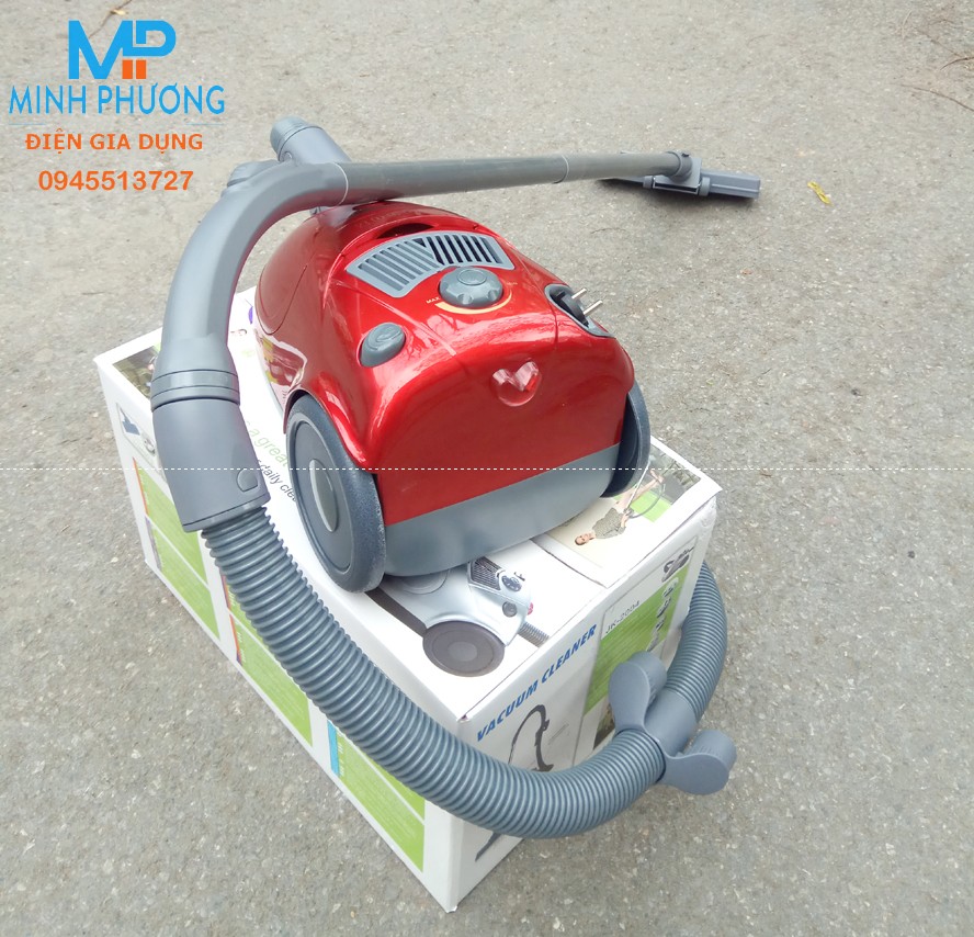 Bảo Hành 12Tháng Máy hút bụi Jinker JK 2004 2000W mầu Đỏ
