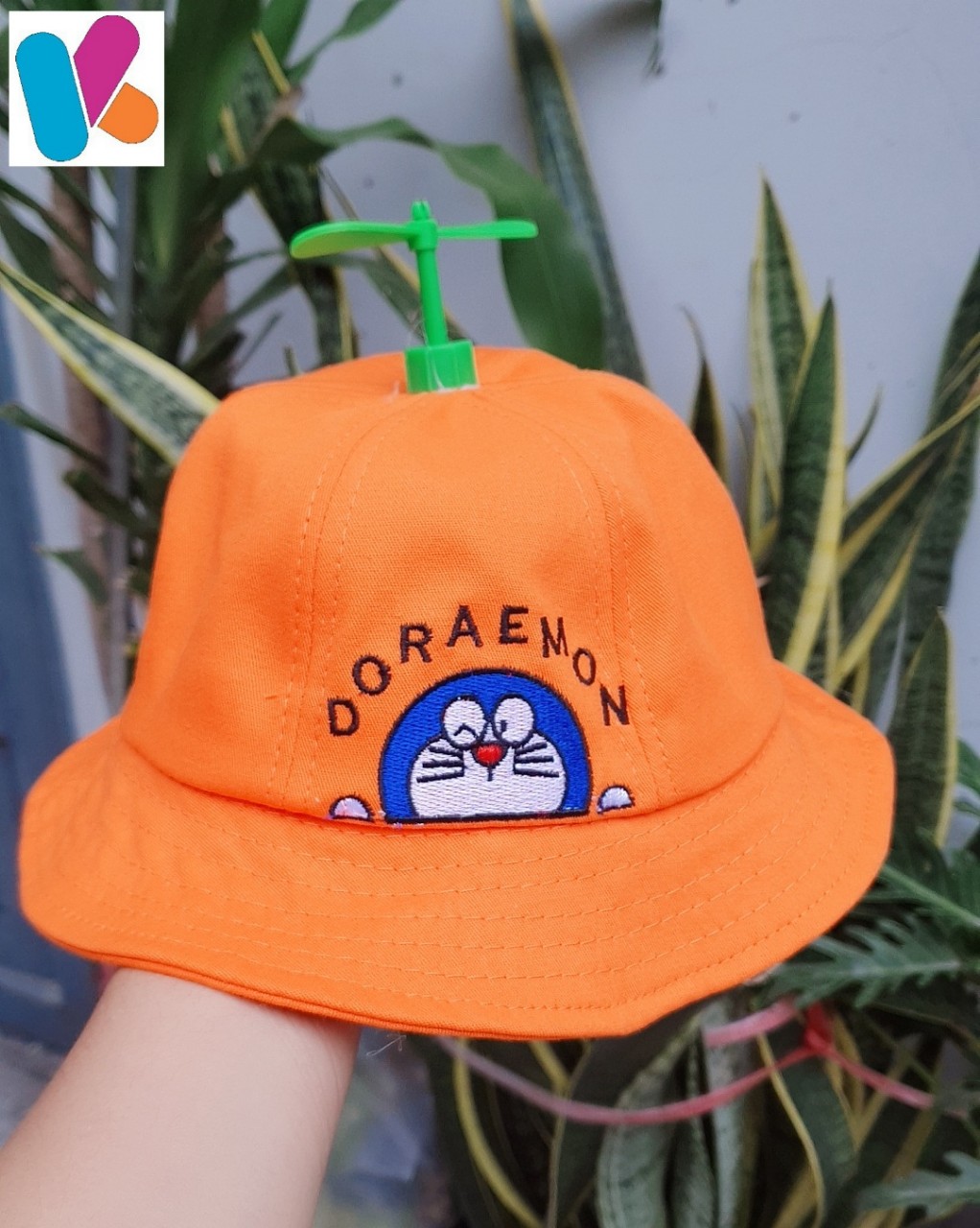 Mũ nón vành kèm chong chóng cho bé 1-4 Tuổi