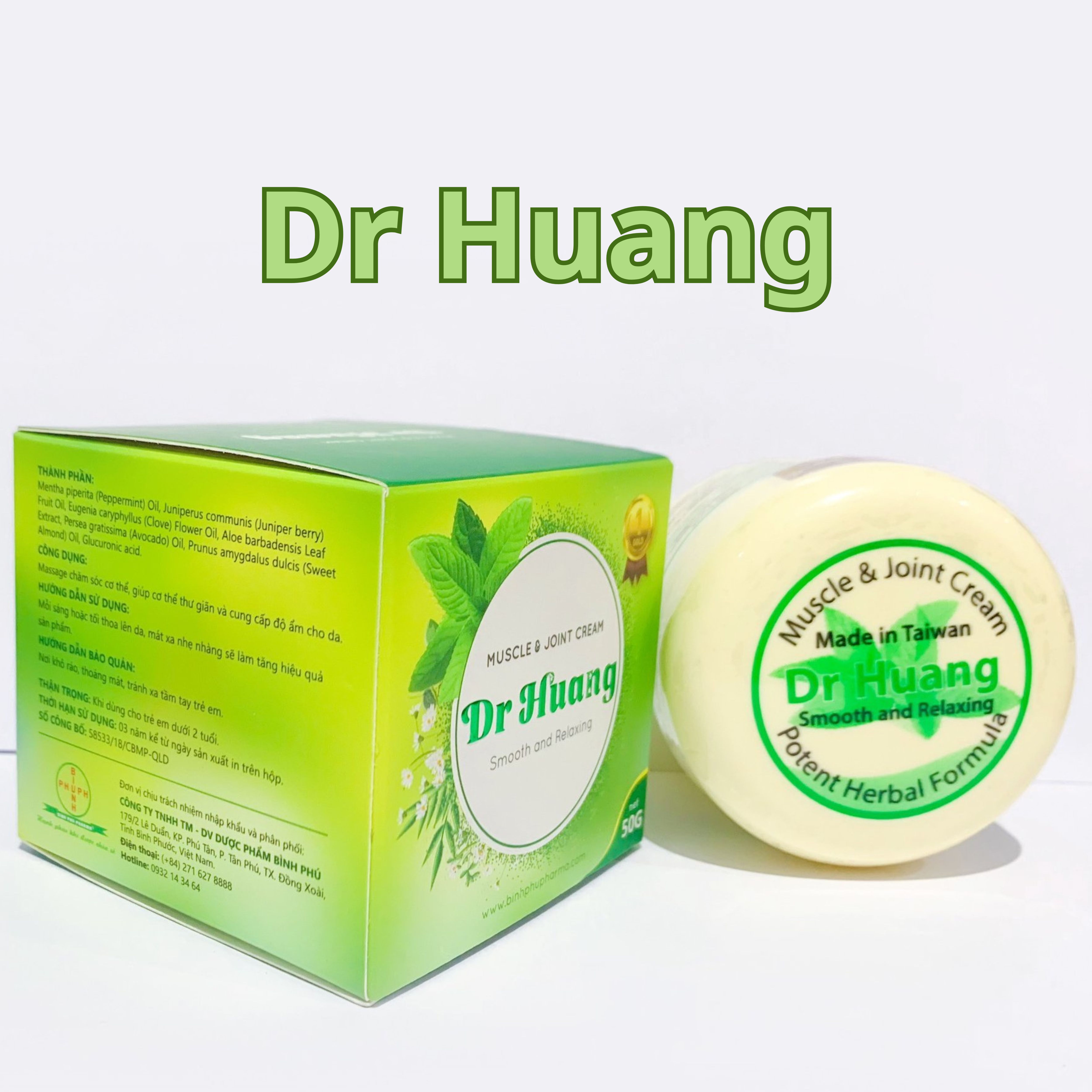 Dầu Thảo Dược Dr. Huang Hộp 60ml (Đài Loan)
