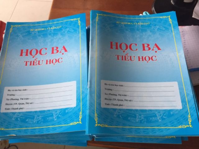 Sách - Học bạ tiểu học thông tư 22