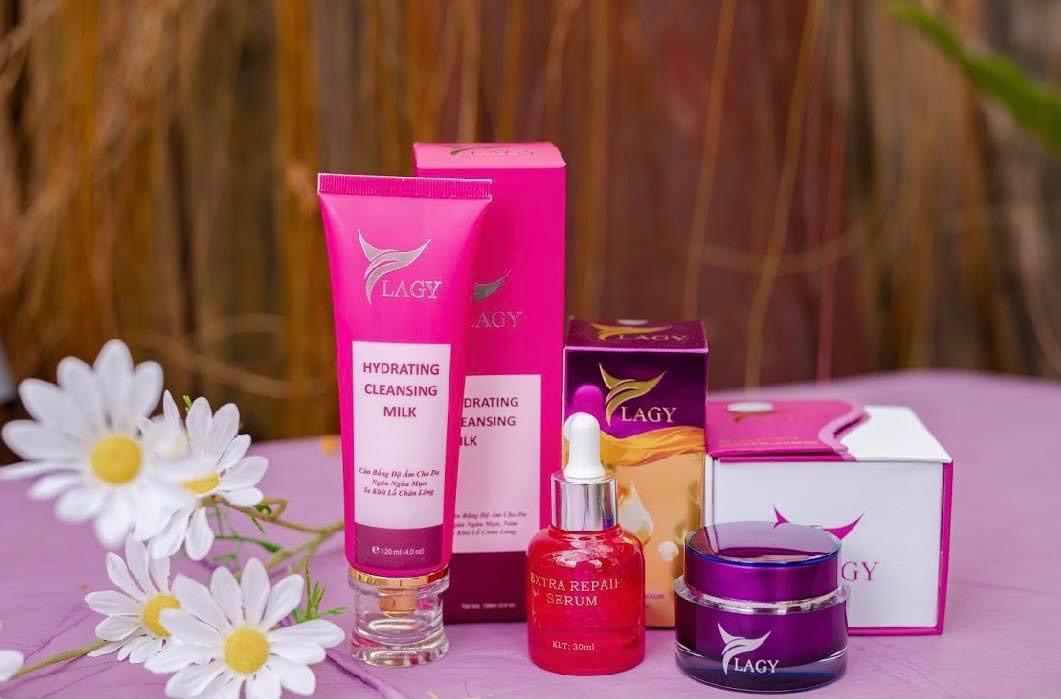 Ylagy 3-Piece Combo Includes Face Cream + Serum + Facial Cleanser (Large Set)