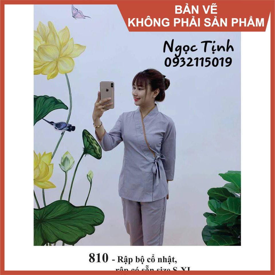 Rập giấy bộ đi chùa mã 810