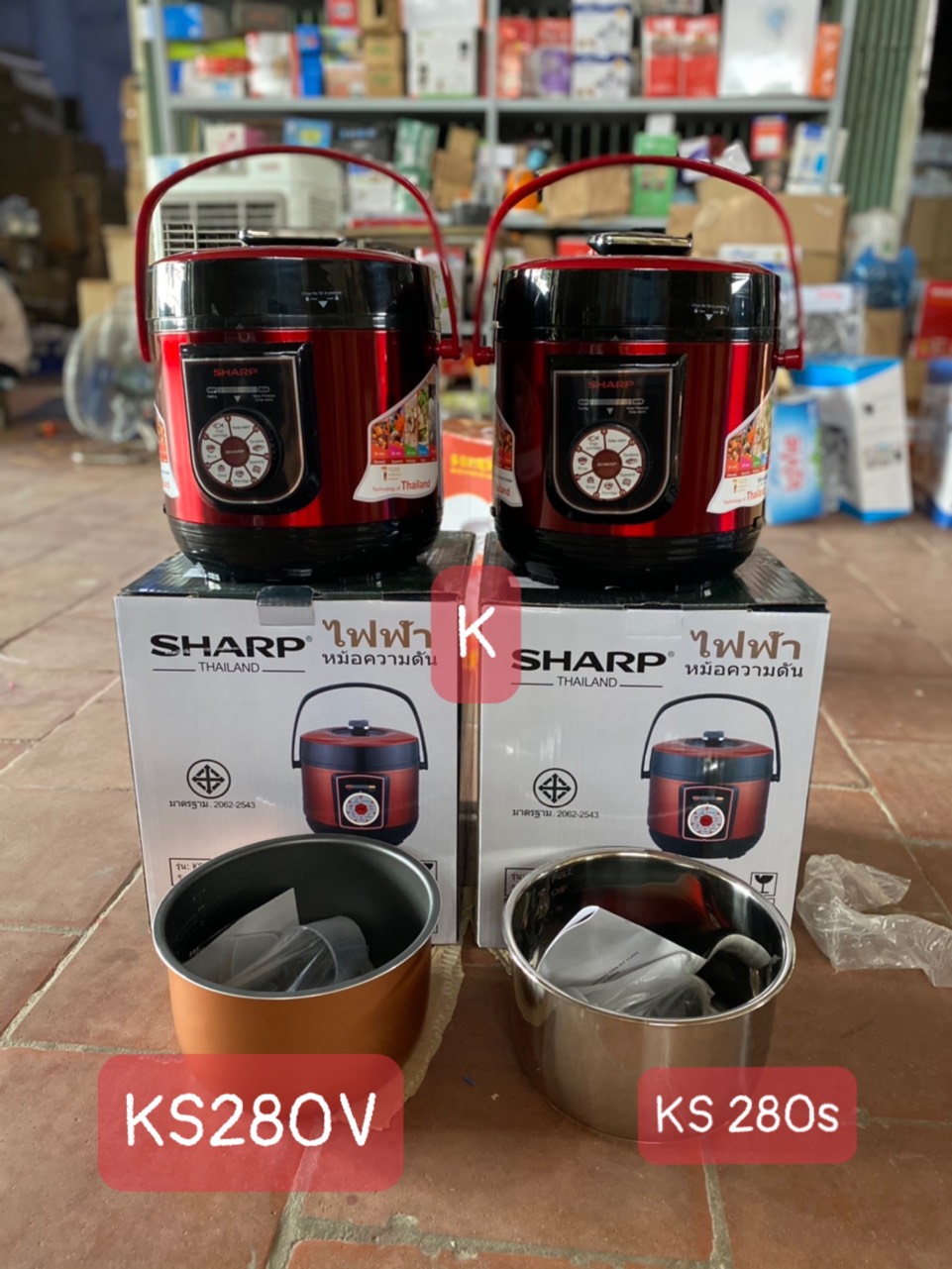 Nồi Áp Suất Đa Năng Quai Xách Sharp Ks-280V