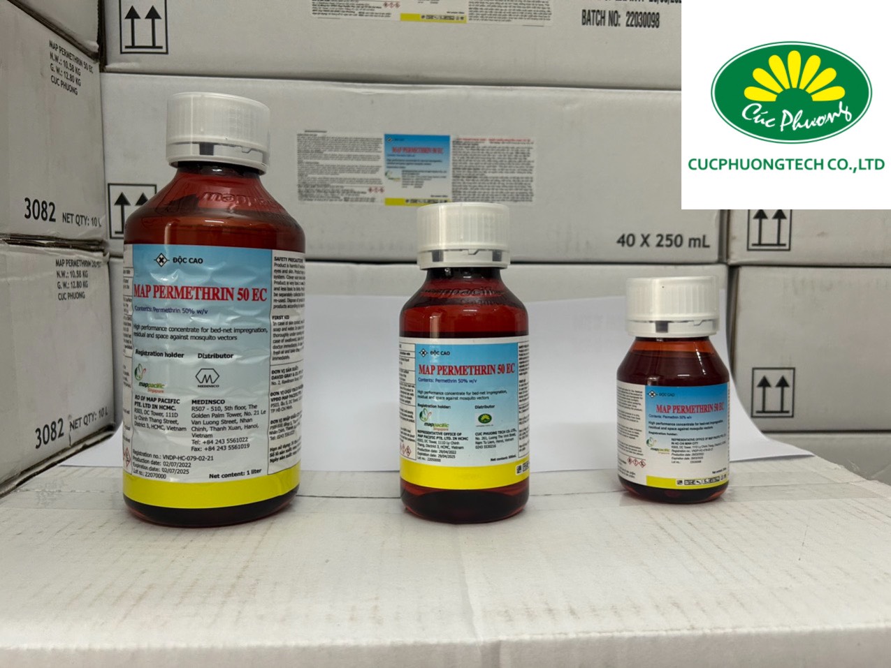 Thuốc diệt muỗi nhập khẩu nguyên chai MAP PERMETHRIN 50EC