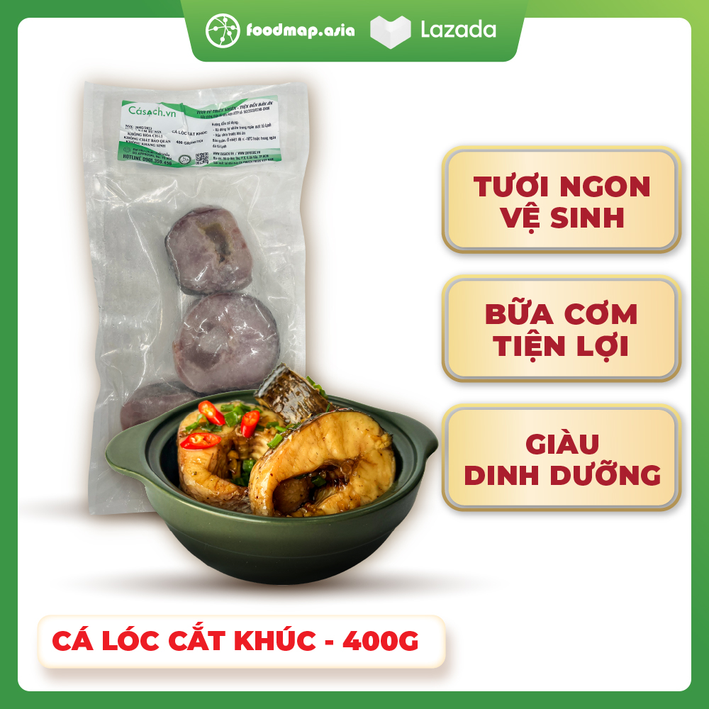 Cá Lóc Cắt Khúc - CKFoods - Túi 400g