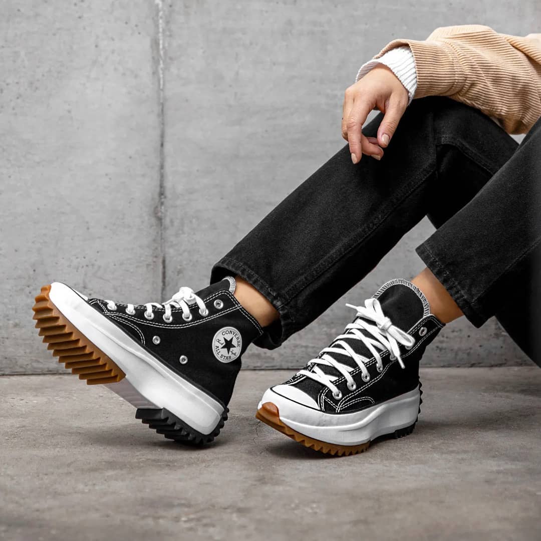 Giày Converse 1970s Run Star Hike High Black ( Tặng túi converse + bill+ tất)