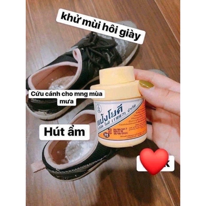 Phấn rôm khử mùi hôi chân Yoki Thái Lan 35g