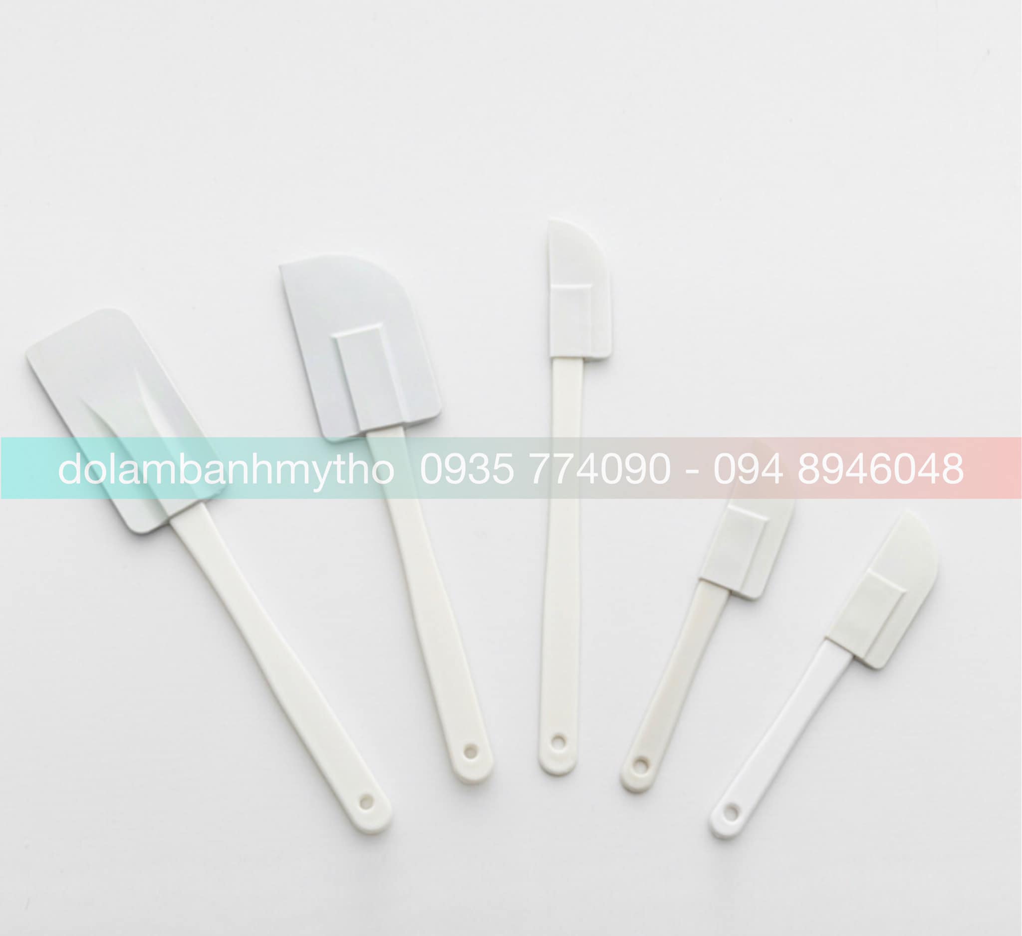 Bộ 5 cây vét nhựa dẻo / spatula