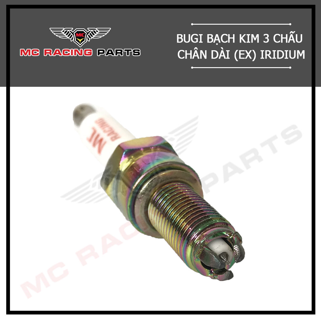 [HCM]BUGI BẠCH KIM 3 CHẤU CHÂN DÀI (EX) IRIDIUM