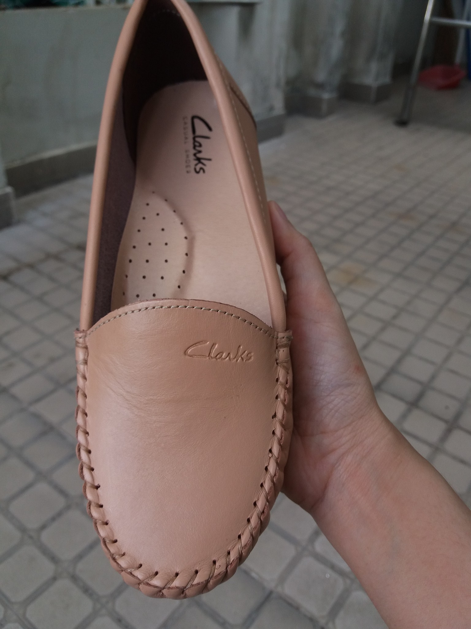 [HCM]Mọi Clarks da bò nguyên tấm
