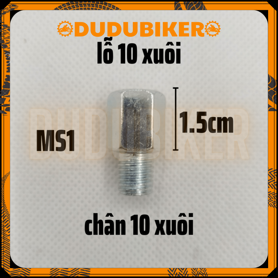 Ốc chuyển ren chân gương kiếng - ốc nâng chân gương sh- ốc nối chân gương các loại (Giá 1 con)