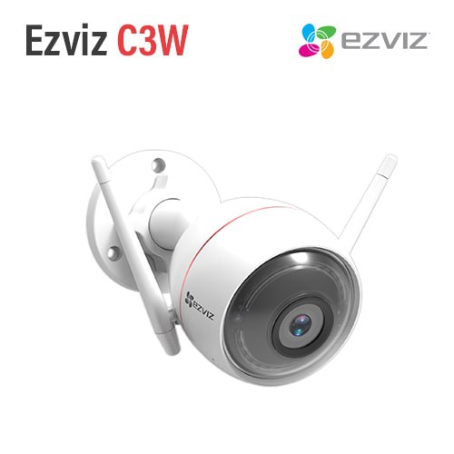 Camera IP Wifi Ngoài Trời EZVIZ C3W (720P), Đàm thoại 2 chiều, Chống nước IP66, Báo động với Đèn báo và Còi hú