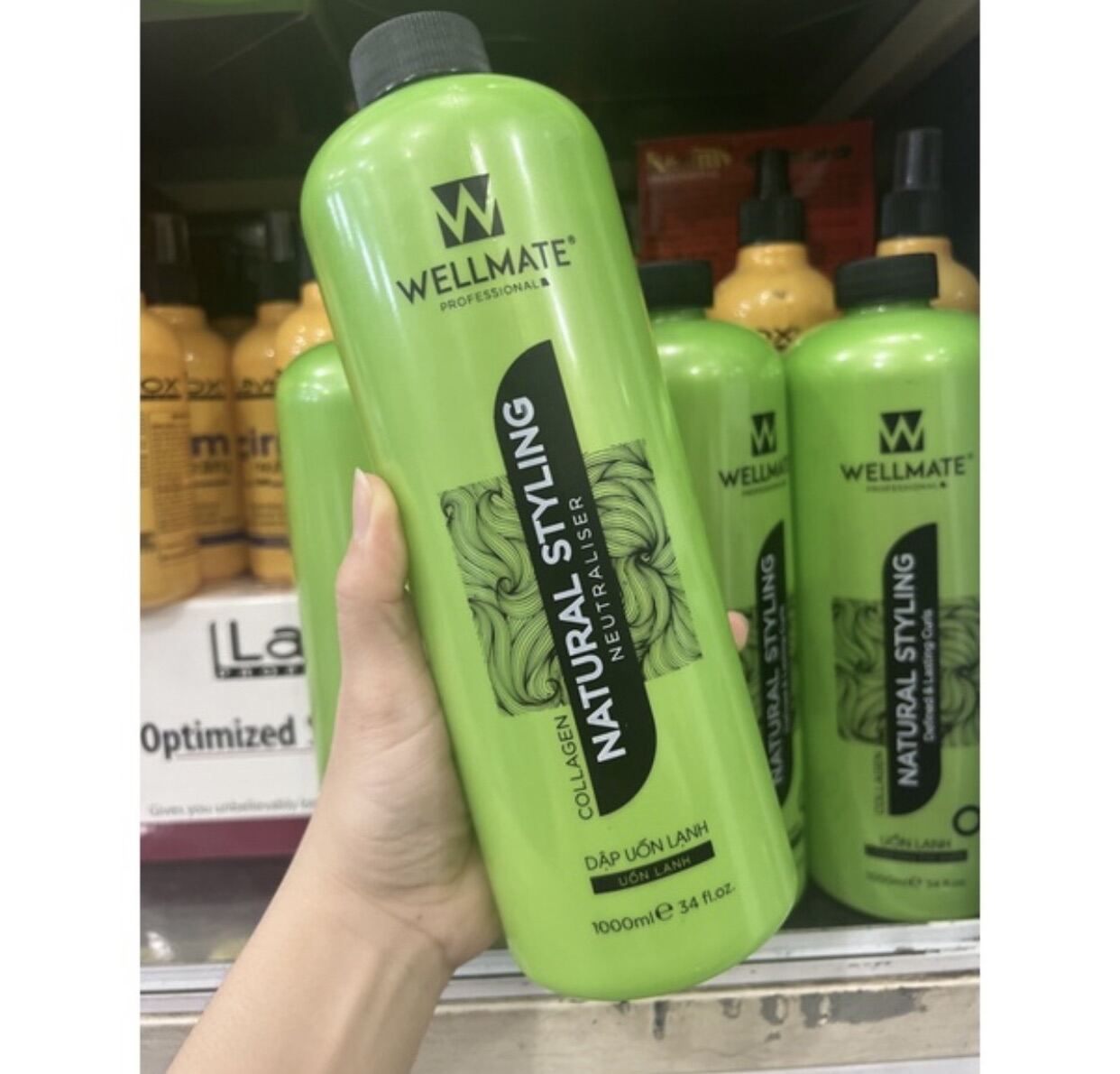 [Chỉ 7/3 Hoàn Tiền 15%]Uốn lạnh wellmate 1000ml x2, chuẩn công ty date mới
