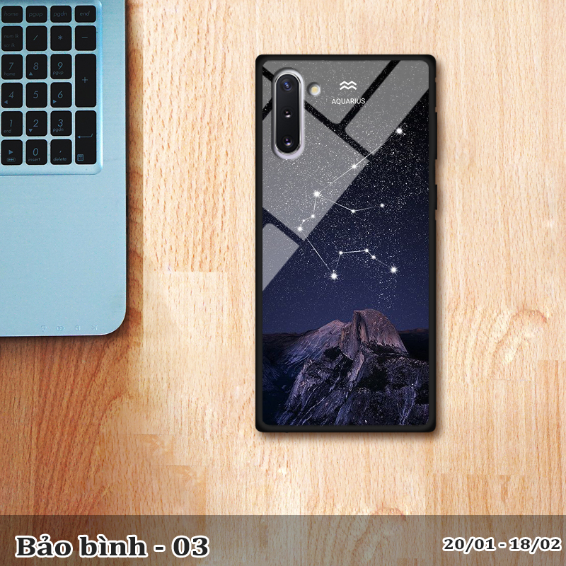 Ốp kính SAMSUNG NOTE 10 in cung hoàng đạo