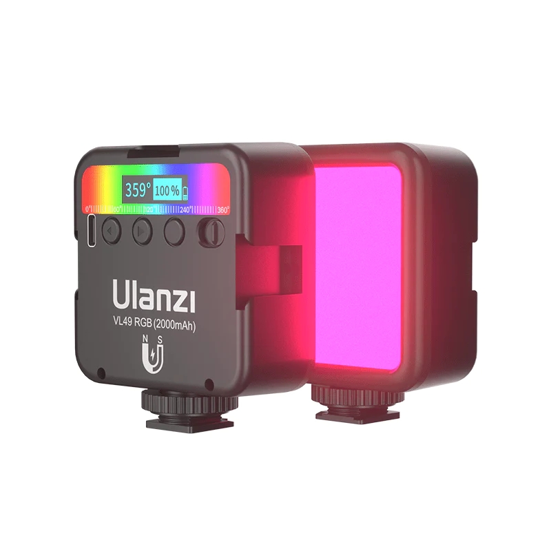 Đèn LED hỗ trợ quay phim chụp hình cho điện thoại và máy ảnh Ulanzi VL49
