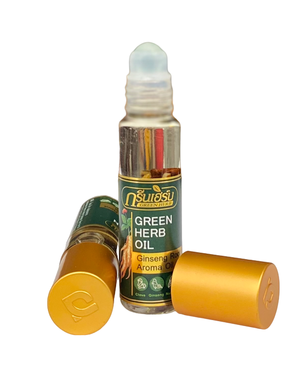 Thai Green Herb Ginseng Roller Oil 8ml